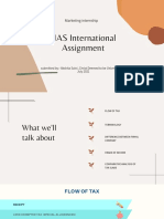 UAS International Assignment: Marketing Internship