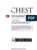 Toxicity of Food Drug and Cosmetic Blue N 1 in Critically III Pacients