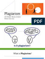 Unit 1 Plagiarism