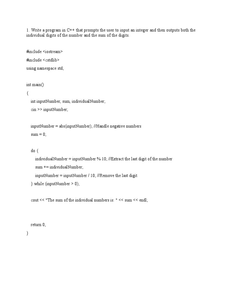 Looping Statements Activity #1 | PDF | Computer Programming | Computer ...