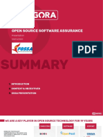 Vfossa Open Source Software Assurance: Presentation 04/01/2020