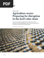 McKinsey - Agriculture Sector Preparing For Disruption in The Food Value Chain