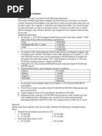 Multiple Choice Questions: Questions 1 Through 5 Are Based On The Following Information