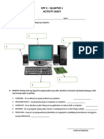 EPP 4 Activity Sheet