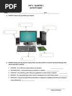 Ang Mga Bahagi NG Computer | PDF