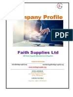 Profile of Supplies LTD 2021 To 2022