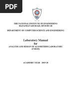 Laboratory Manual For