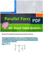 Parallel Forces: Mr. David Tallat Ibrahim