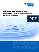 Watereuse Foundation: Survey of High-Recovery and Zero Liquid Discharge Technologies For Water Utilities