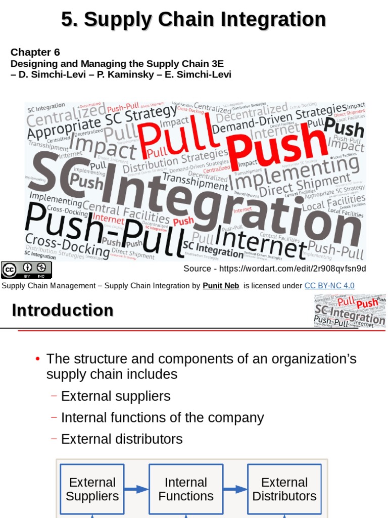 2022 SCM 05 Supply Chain Integration | PDF | Supply Chain | Inventory