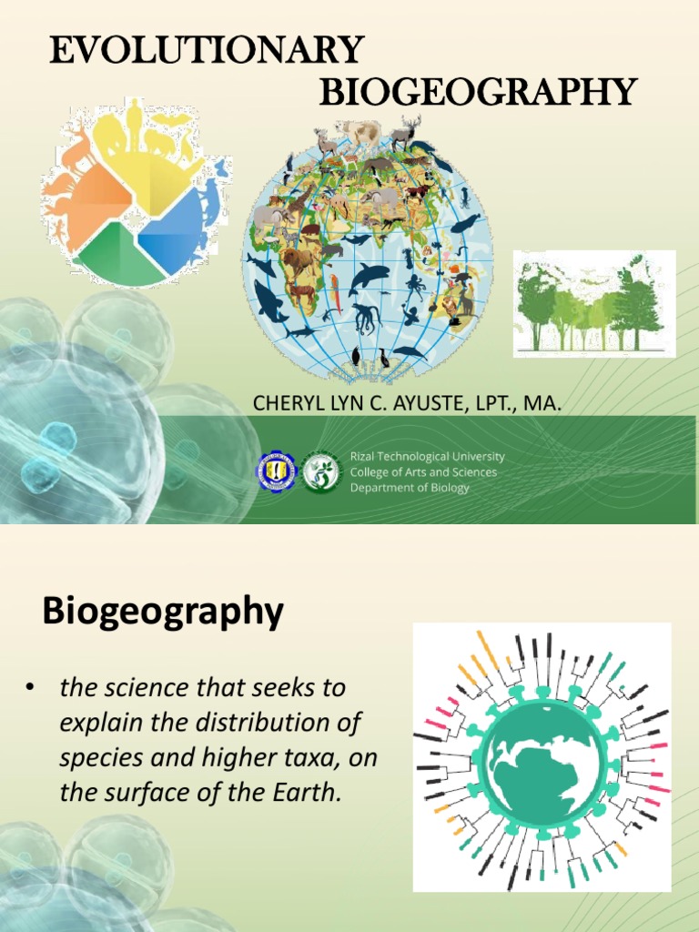 Evolutionary Biogeography Lecture | PDF | Biogeography | Ecological Niche