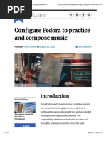 Configure Fedora To Practice and Compose Music: Posted by On