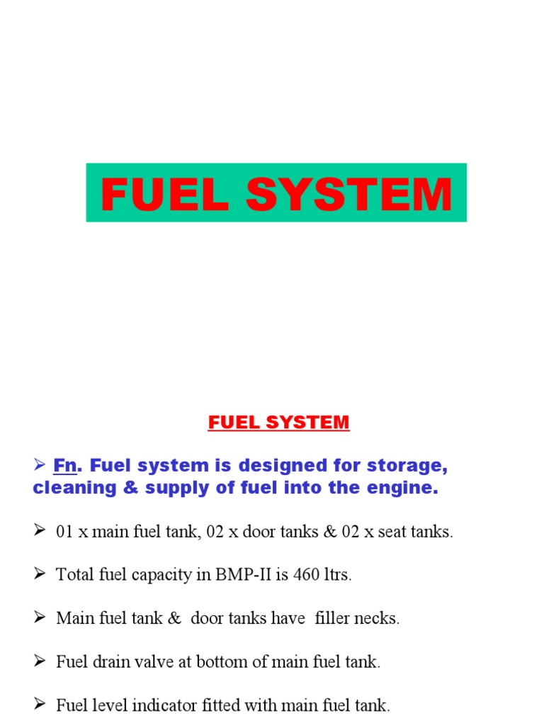 Fuel System PDF