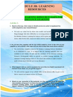 Module 3B: Learning Resources: Lesson 1: Learning Resource Maps For Distance Learning