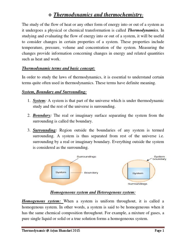 Thermodynamics and Thermochemistry | PDF | Entropy | Heat