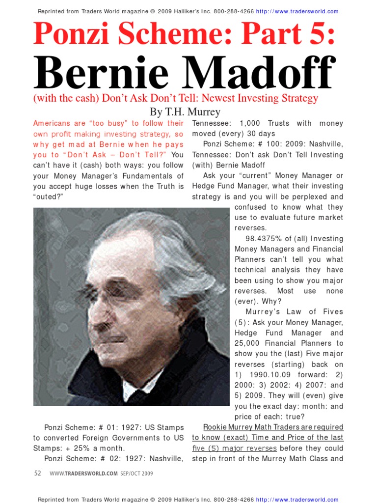 46murrey_Murrey MAth Part 5 Bernie Madoff | Day Trading ...