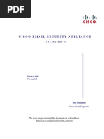 Cisco Email Security Appliance: Initial Setup