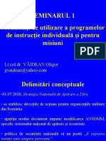 Seminar 1 Modalitati de Utilizare A Programelor de Instructie Individuala Si Pentru Misiunii