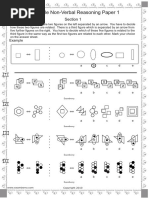 Paper Folding and Figure Analysis Test | PDF | Games & Activities