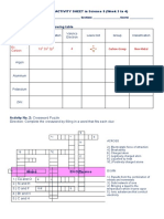 Activity No. 1: Directions: Complete The Following Table: Ex.: Carbon Carbon Group Non-Metal