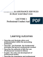 Auditing & Assurance Services II-UKAF 2124/UBAF 2144 Auditing & Assurance Services II-UKAF 2124/UBAF 2144