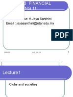 Lecturer Name: A.Jeya Santhini Email: Jeyasanthini@utar - Edu.my