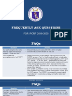 Frequently Ask Questions: FOR IPCRF 2019-2020