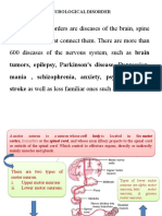 Neurological Disorders Are Diseases of The Brain, Spine and The Nerves That Connect Them. There Are More Than 600 Diseases of The Nervous System, Such As Brain