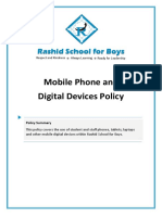 Mobile Devices and Phone Policy Nov 2016