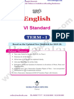 13 6th Standard English Term 1 Guide 2019 2020 Sample Materials English Medium