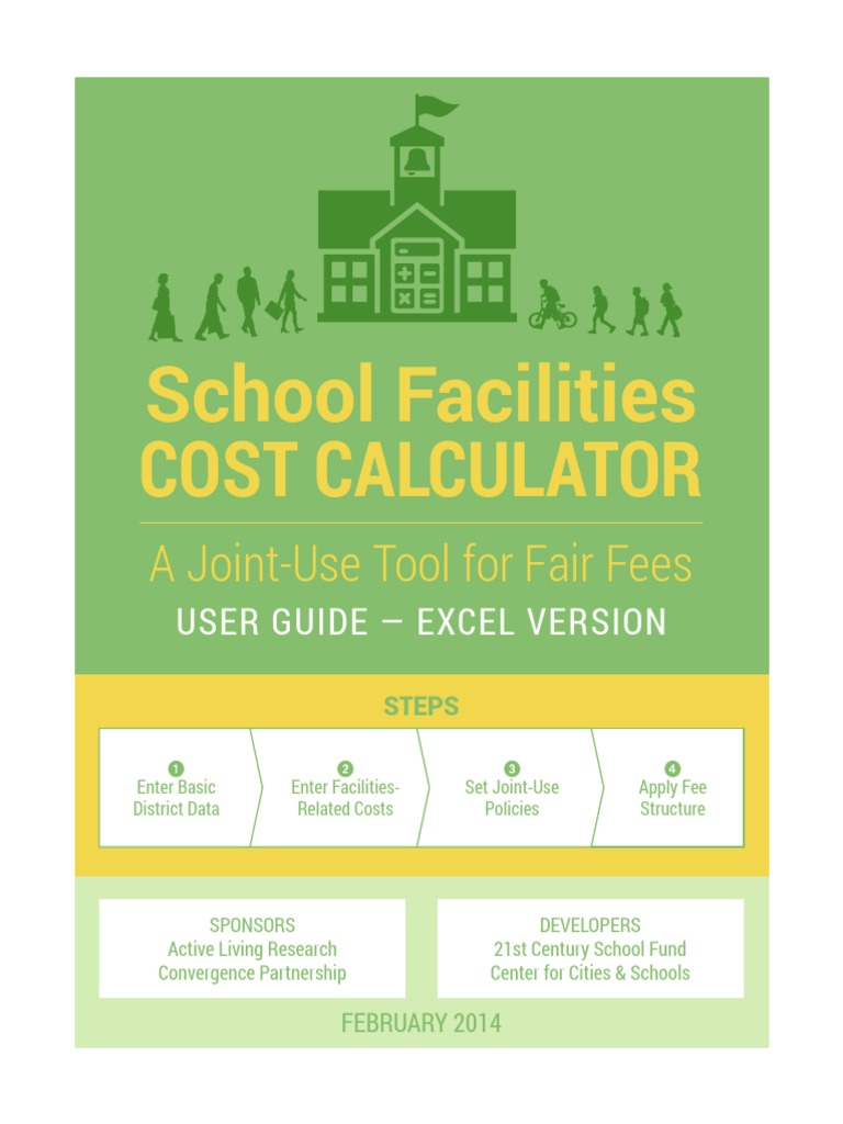 School Facilities Cost Calculator A JointUse Tool For Fair Fees PDF