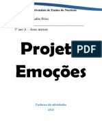 Caderno de Atividades - Projeto Emoções