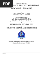 House Price Prediction Using Machine Learning: Bachelor of Technology