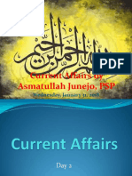 Current Affairs by Asmatullah Junejo, PSP: Wednesday, January 31, 2018