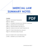 Commercial Law Notes 1 Commercial Law Su