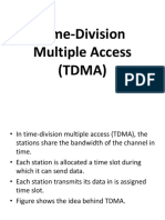 Time-Division Multiple Access (TDMA)