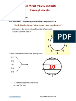 vedic math worksheets pdf