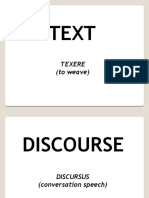 Text As A Connected Discourse