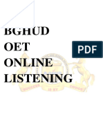 Oet Online Listening