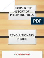 Periods of Philippine Press
