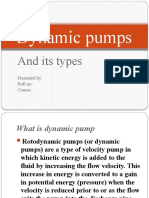 Dynamic Pumps: and Its Types