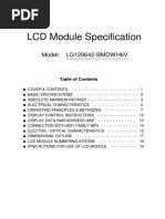 LCD Module Specification: Model: LG128642-BMDWH6V