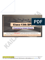 13th DPP-5+ Student+
