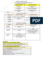 Revised-Time Table December 2020