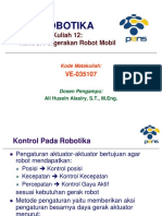 Pertemuan 12 - Kontrol Pergerakan Robot Mobil