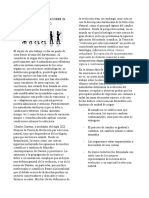 Columna de Opinion Sobre El Darwinismo