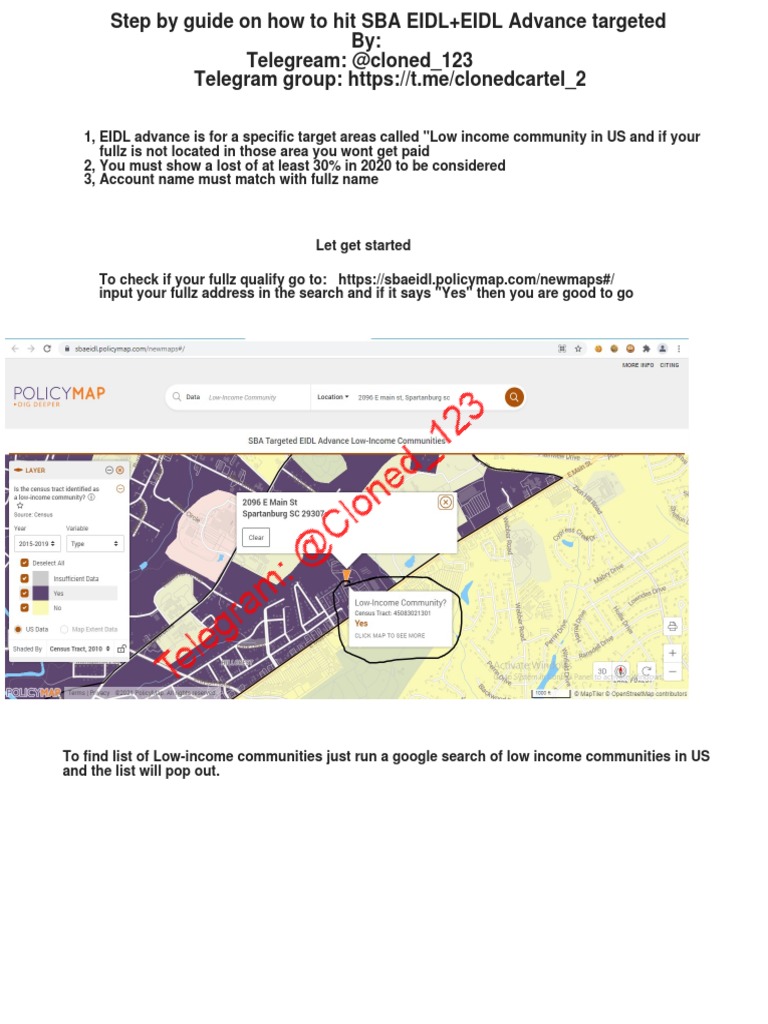 SBA EIDL+EIDL Advance Guide  PDF  Cyberspace  Internet