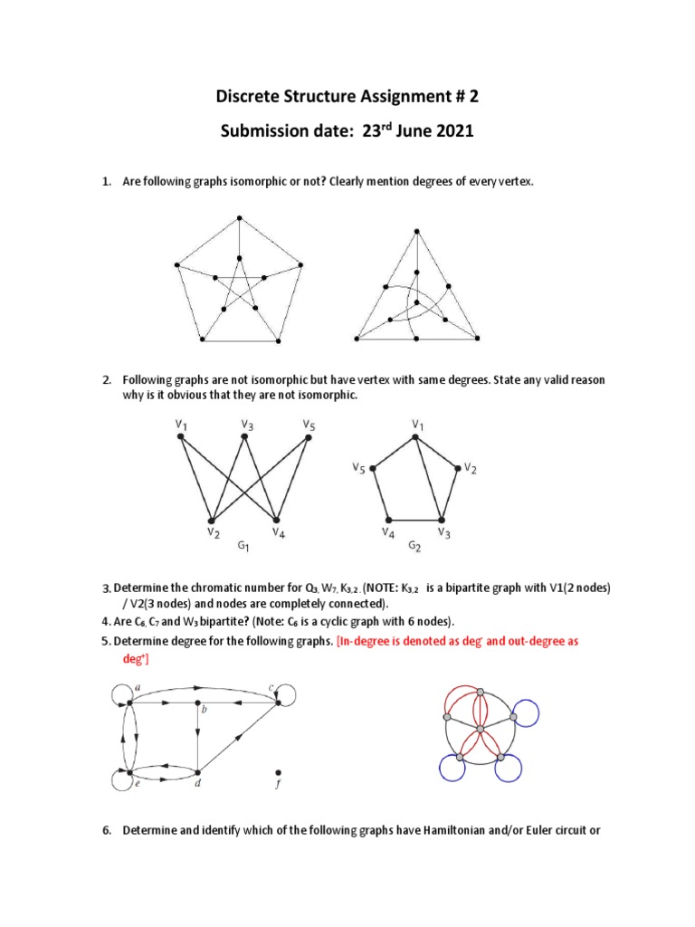 discrete structure assignment 2