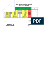 Jadwal Kelas 5c