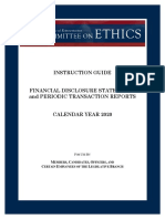 CY 2020 Instruction Guide For Financial Disclosure Statements and PTRs